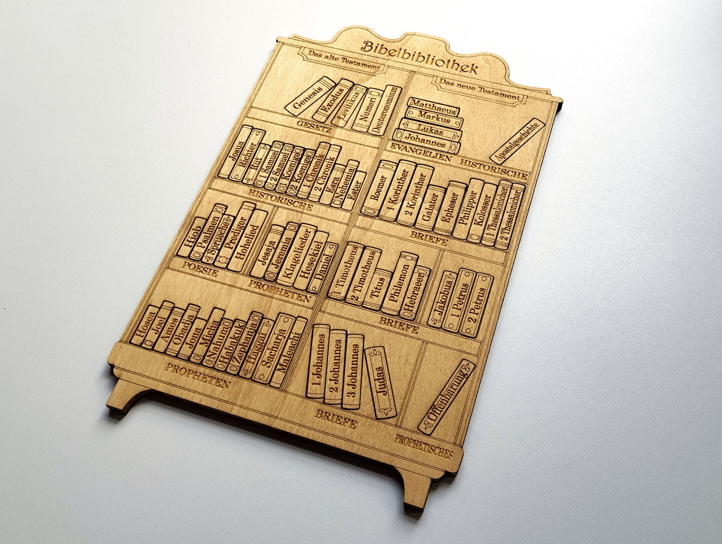 Bibliothek der Bibel - Christliches Puzzle - Spiel für Kinder (Bibelstudium)