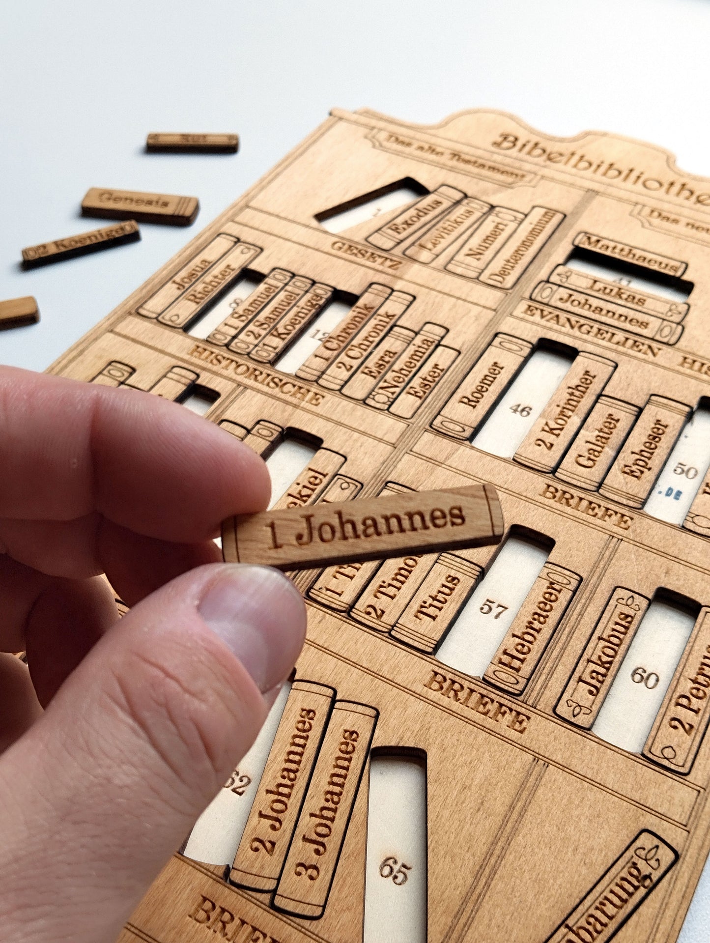Bibliothek der Bibel - Christliches Puzzle - Spiel für Kinder (Bibelstudium)