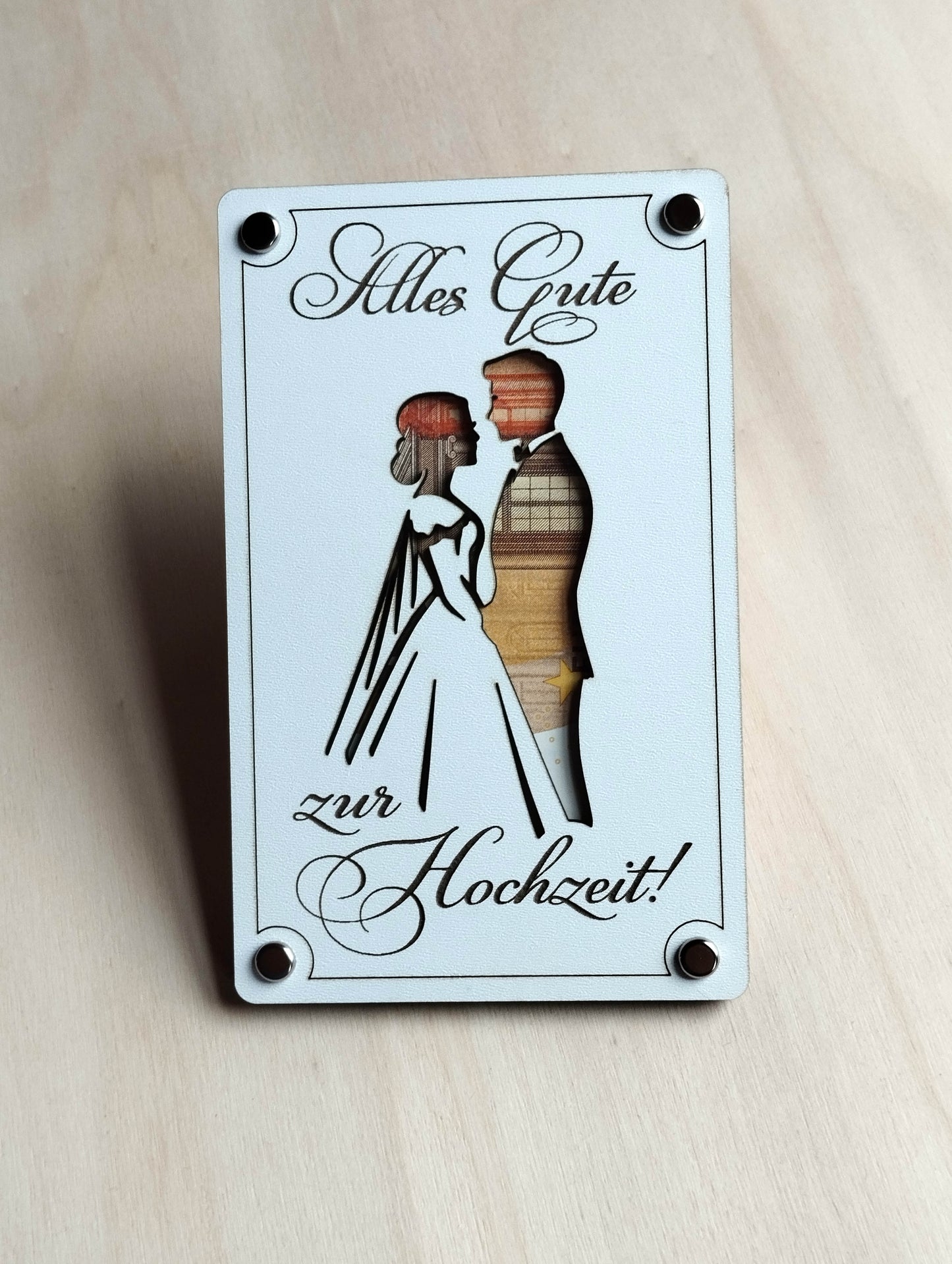 Hochzeitsgeschenke leicht gemacht: Geldgeschenke mit Wow-Effekt! Geldgeschenk-Karte zur Hochzeit!