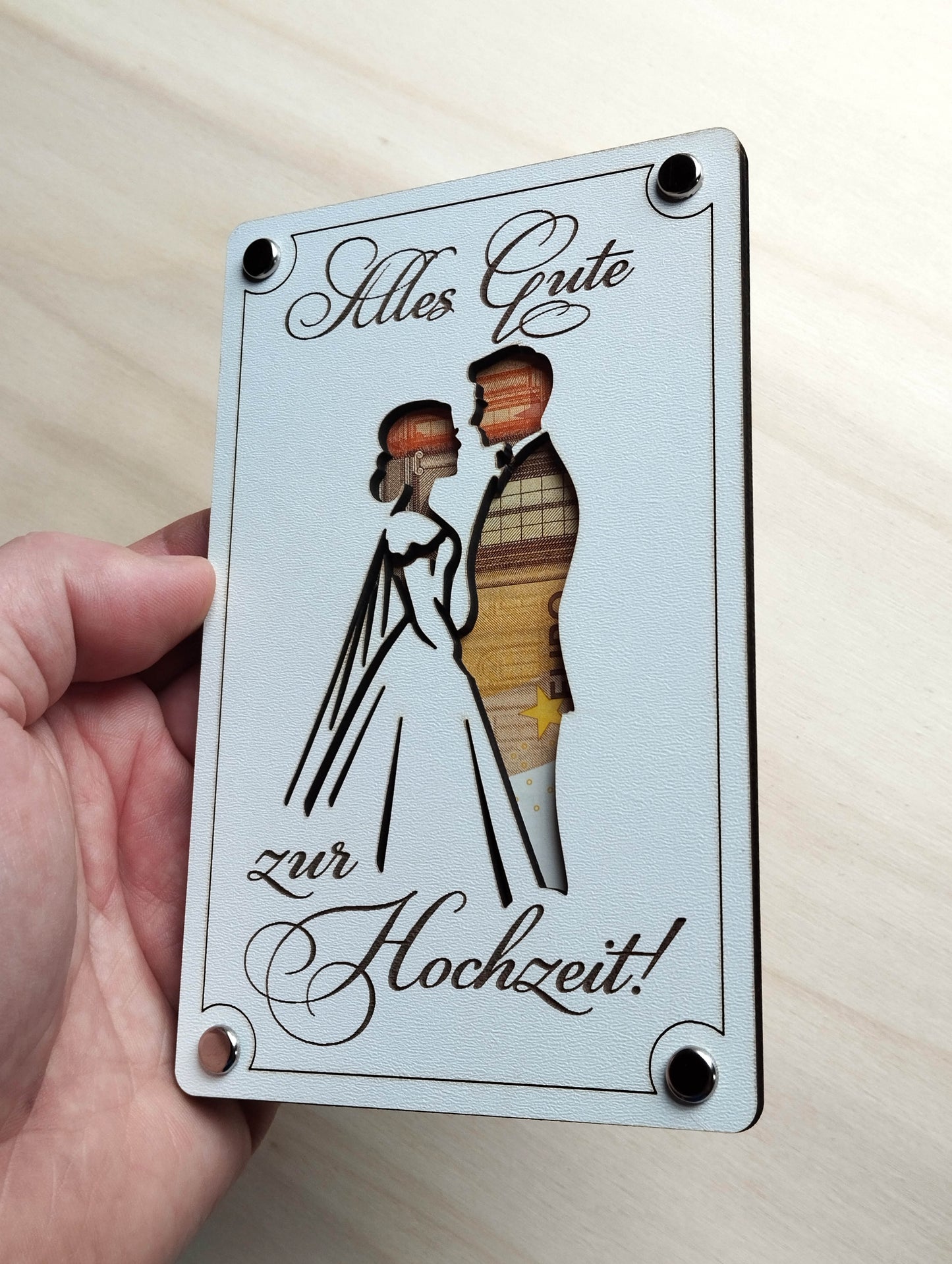 Hochzeitsgeschenke leicht gemacht: Geldgeschenke mit Wow-Effekt! Geldgeschenk-Karte zur Hochzeit!