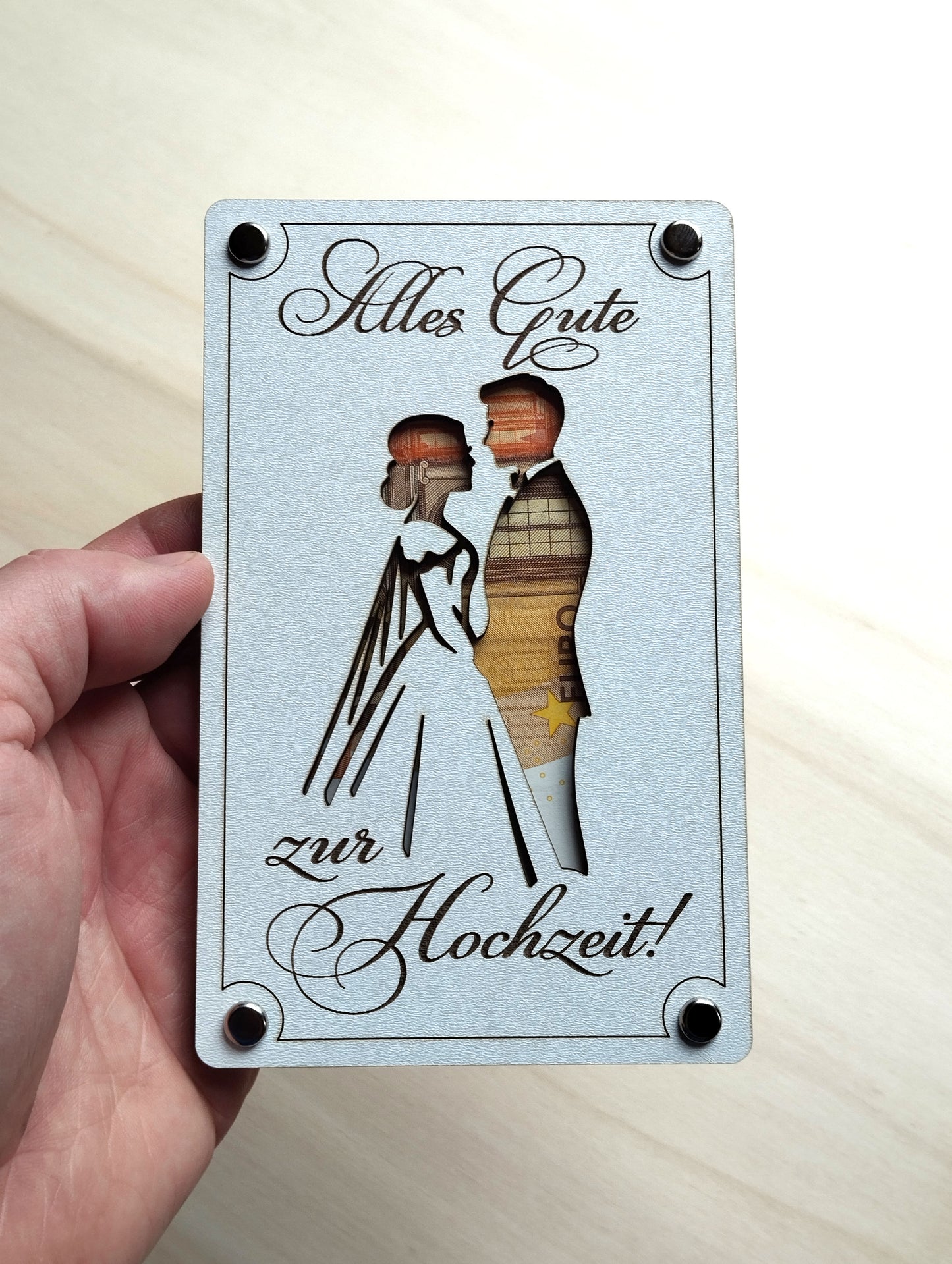 Hochzeitsgeschenke leicht gemacht: Geldgeschenke mit Wow-Effekt! Geldgeschenk-Karte zur Hochzeit!
