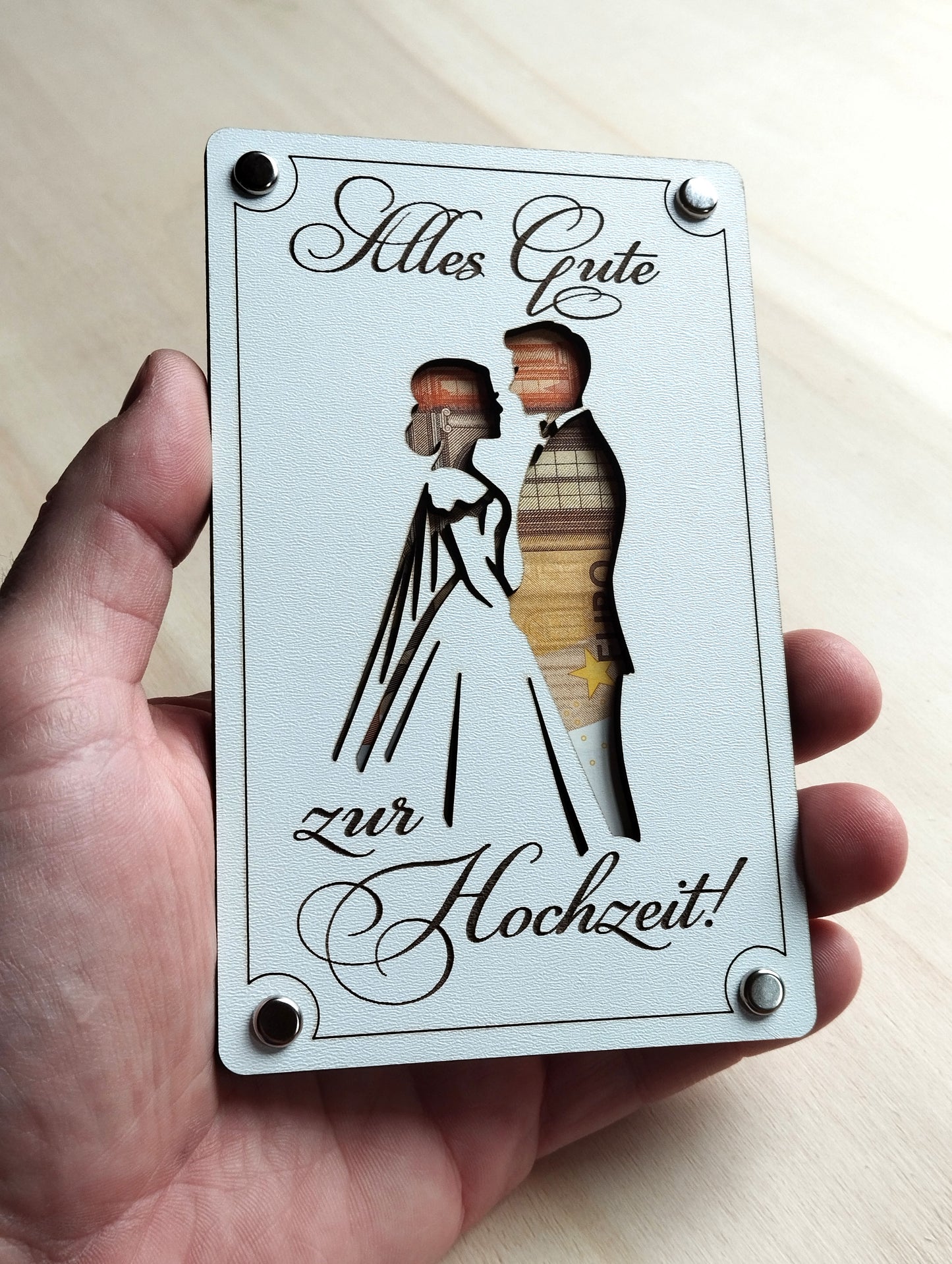 Hochzeitsgeschenke leicht gemacht: Geldgeschenke mit Wow-Effekt! Geldgeschenk-Karte zur Hochzeit!