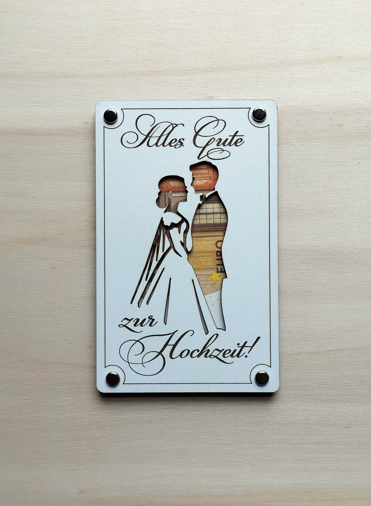 Hochzeitsgeschenke leicht gemacht: Geldgeschenke mit Wow-Effekt! Geldgeschenk-Karte zur Hochzeit!
