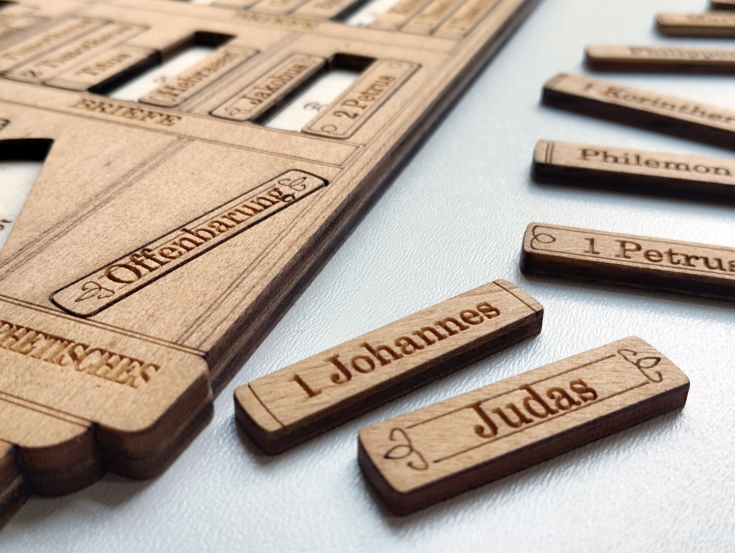 Bibliothek der Bibel - Christliches Puzzle - Spiel für Kinder (Bibelstudium)